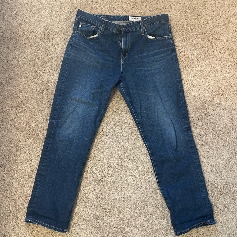 Ag Adriano Goldschmied Boyfriend Blue Jeans Classic Denim